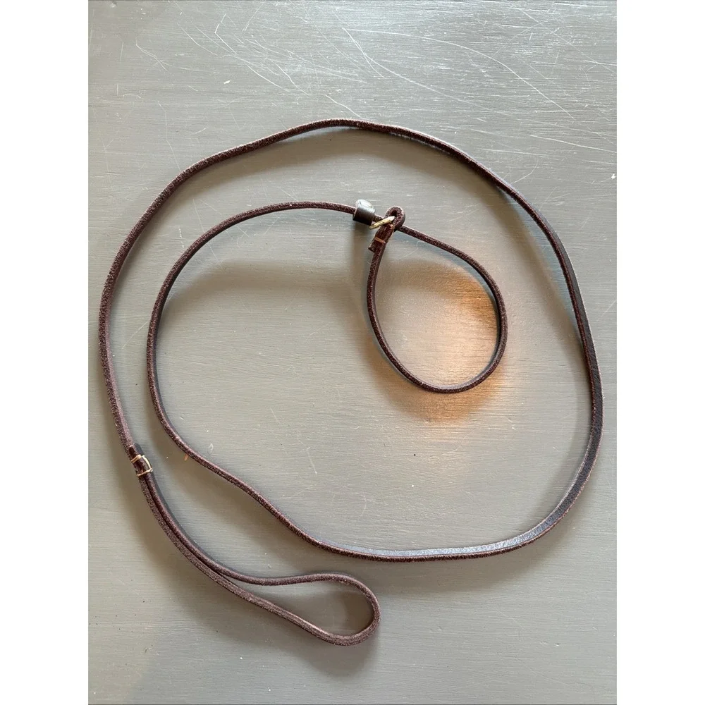Leather Slip Lead Small Dog Leash 69